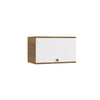 Alacena Aérea 60cm MDF Basculante Kappesberg Marrón/Blanco