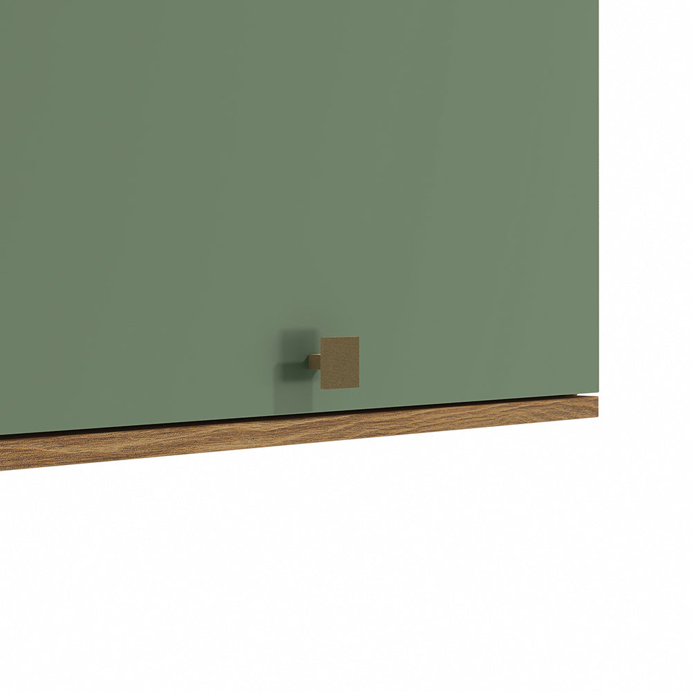 Alacena Aérea 60cm MDF Basculante Kappesberg Marrón/Verde