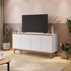 Aparador Bufetero Kappesberg 156cm 4 Puertas Blanco