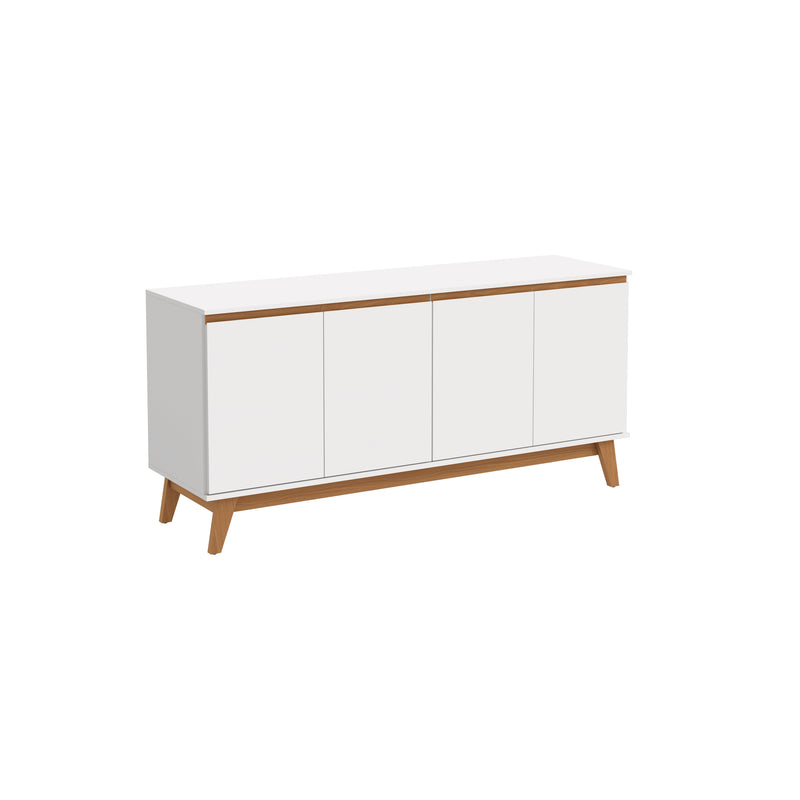 Aparador Bufetero Kappesberg 156cm 4 Puertas Blanco