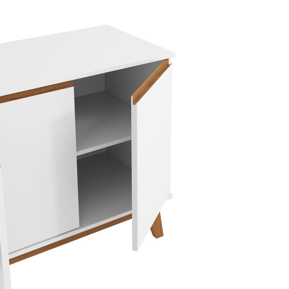 Aparador Bufetero Kappesberg 156cm 4 Puertas Blanco