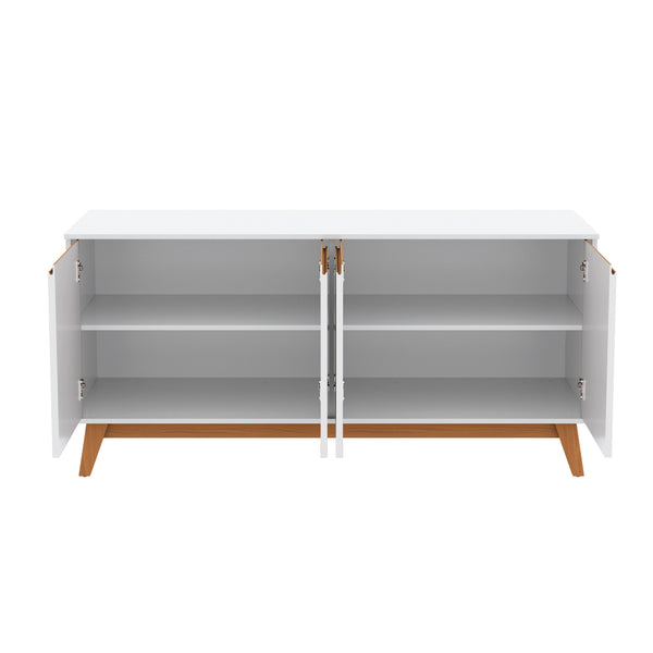 Bufetero Kappesberg Blanco 156 cm con 4 Puertas