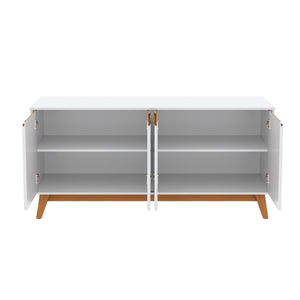 Aparador Bufetero Kappesberg 156cm 4 Puertas Blanco