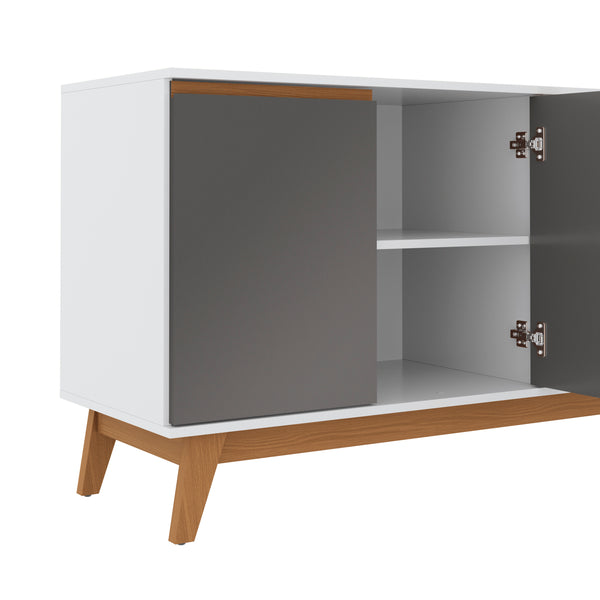 Bufetero Kappesberg Blanco/Gris 156 cm con 4 Puertas