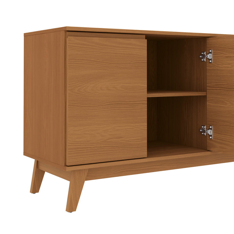 Aparador Bufetero Canela 4 Puertas 156 cm Kappesberg