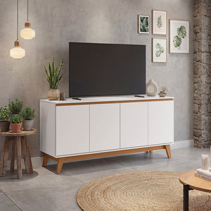 Bufetero Kappesberg Blanco 156 cm con 4 Puertas