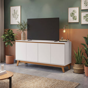 Aparador Bufetero Blanco 4 Puertas 156 cm Kappesberg