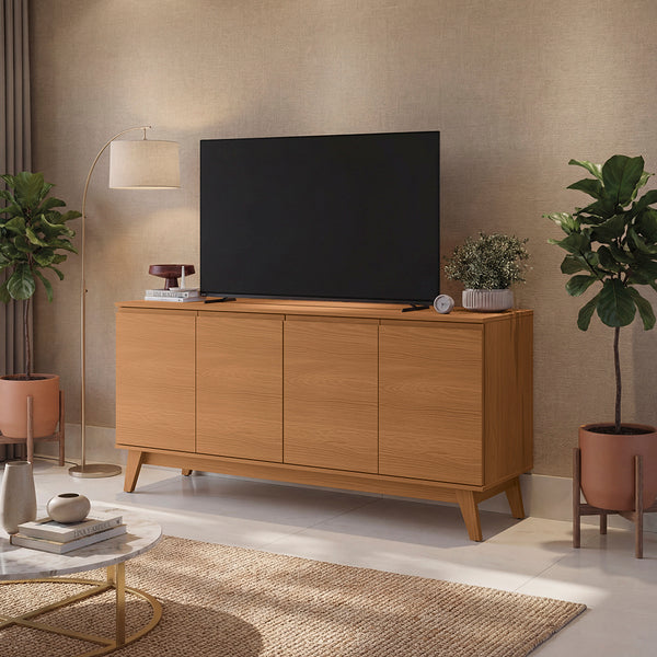 Aparador Canela Kappesberg 156 cm 4 Puertas