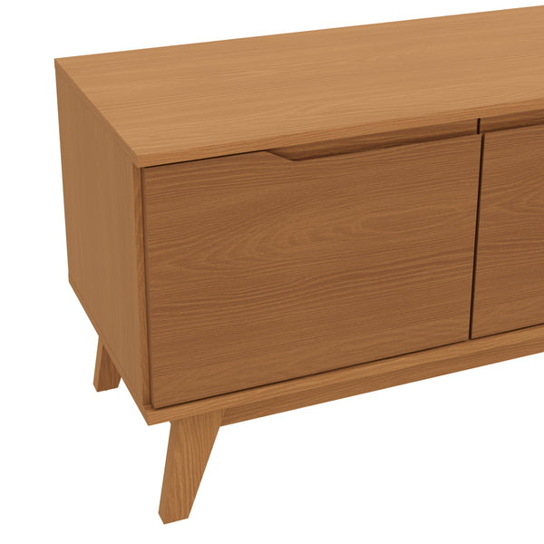 Mueble TV 55" Kappesberg 136cm con 3 Puertas Canela