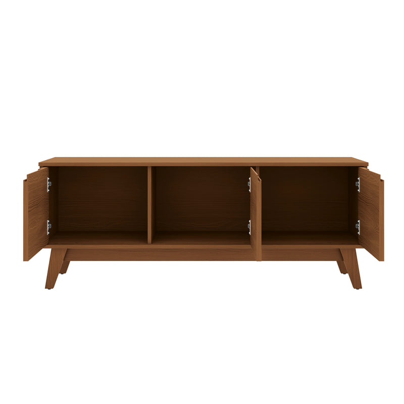 Mueble TV 55" Kappesberg 136cm con 3 Puertas Canela