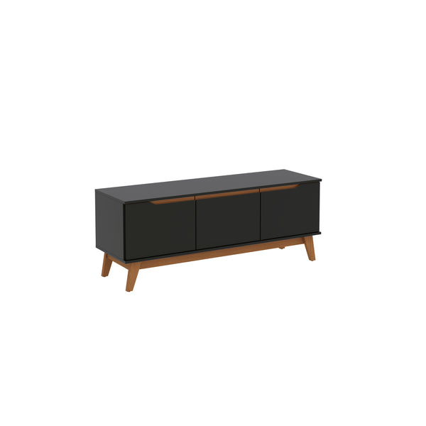Mueble TV 55" Kappesberg 136cm con 3 Puertas Negro