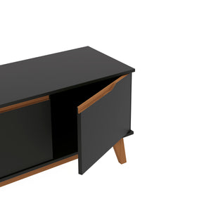 Mueble TV 55" Kappesberg 136cm con 3 Puertas Negro