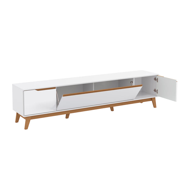 Rack TV 85" 218cm Blanco 3 Puertas Kappesberg