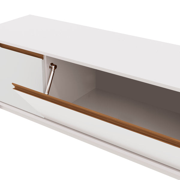 Rack TV 85" 218cm Blanco 3 Puertas Kappesberg