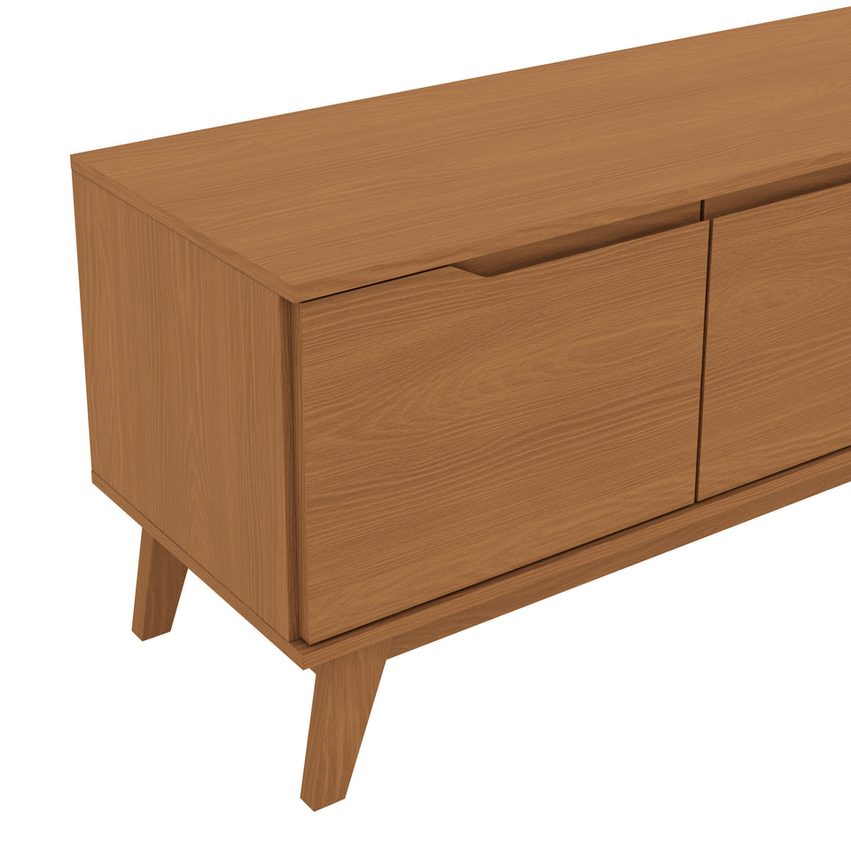 Mueble TV 85" 3 Puertas 218cm Canela Kappesberg