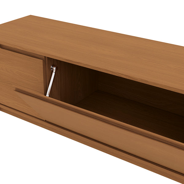 Mueble TV 85" Kappesberg 218cm con 3 Puertas Canela