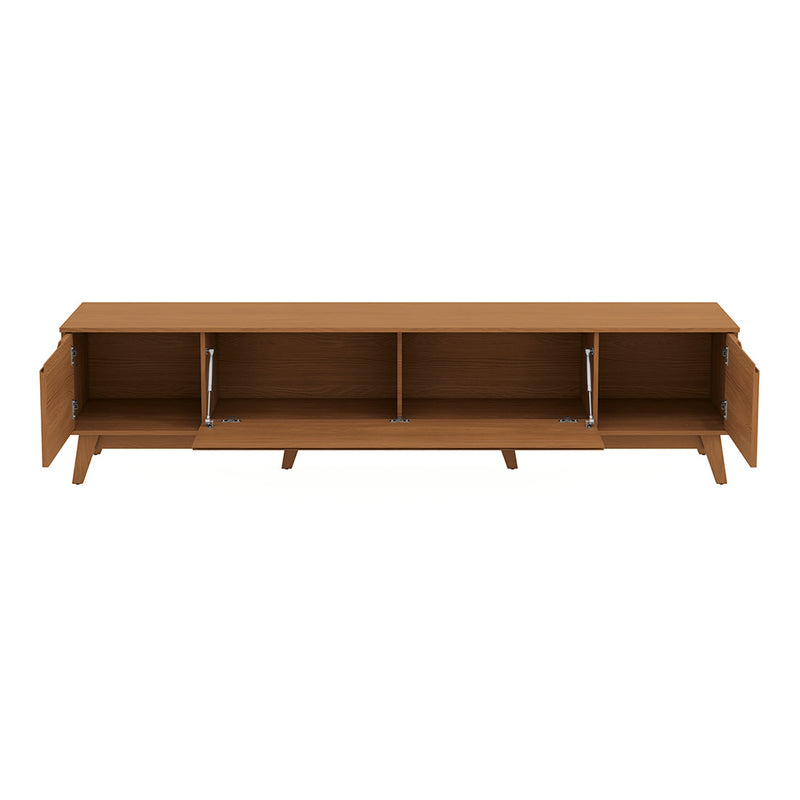 Mueble TV 85" Kappesberg 218cm con 3 Puertas Canela