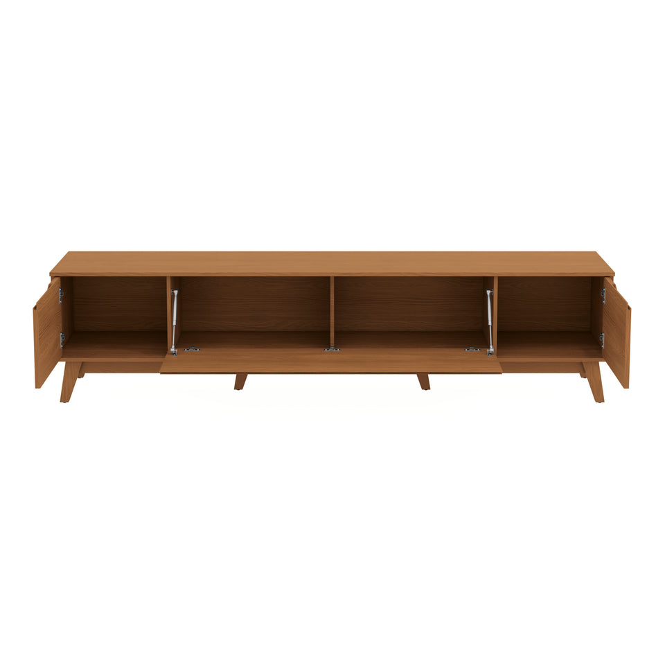 Mueble TV 85" 3 Puertas 218cm Canela Kappesberg