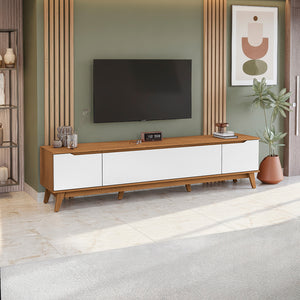 Rack TV 85" 218cm Canela/Blanco 3 Puertas Kappesberg