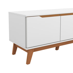 Mueble TV 75" Kappesberg 180cm con 3 Puertas Blanco