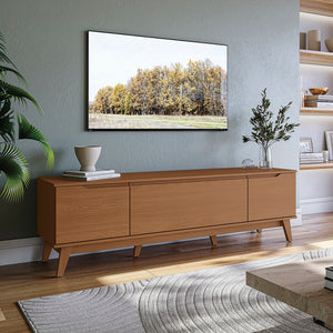 Mueble TV 75" Kappesberg 180cm con 3 Puertas Canela