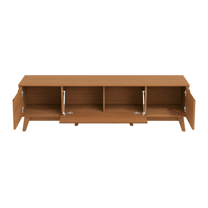 Mueble TV 75" Kappesberg 180cm con 3 Puertas Canela