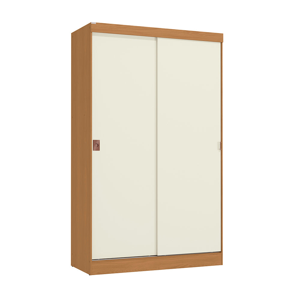 Closet Ropero Kappesberg 2 Puertas 121x200 Canela/Blanco