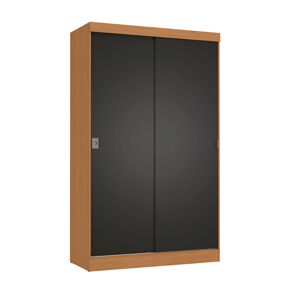 Closet Ropero Kappesberg 2 Puertas 121x200 Canela/Negro