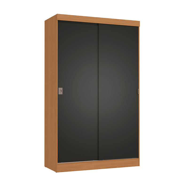 Closet Ropero Kappesberg 2 Puertas 121x200 Canela/Negro