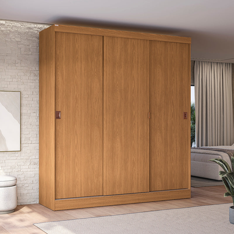 Closet Ropero Kappesberg 3 Puertas 180x200 Canela