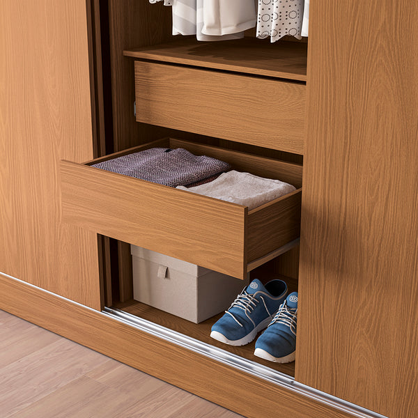 Closet Ropero Kappesberg 3 Puertas 180x200 Canela
