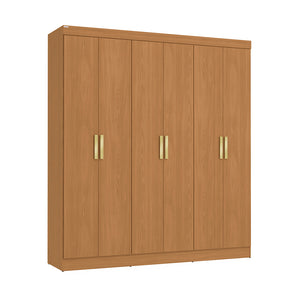 Closet Ropero Kappesberg 6 Puertas 180x200 Canela