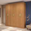 Closet Ropero Kappesberg 6 Puertas 180x200 Canela