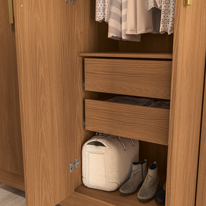 Closet Ropero Kappesberg 6 Puertas 180x200 Canela