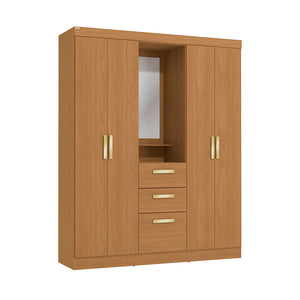 Closet Ropero Kappesberg 4 Puertas 160x200 Canela