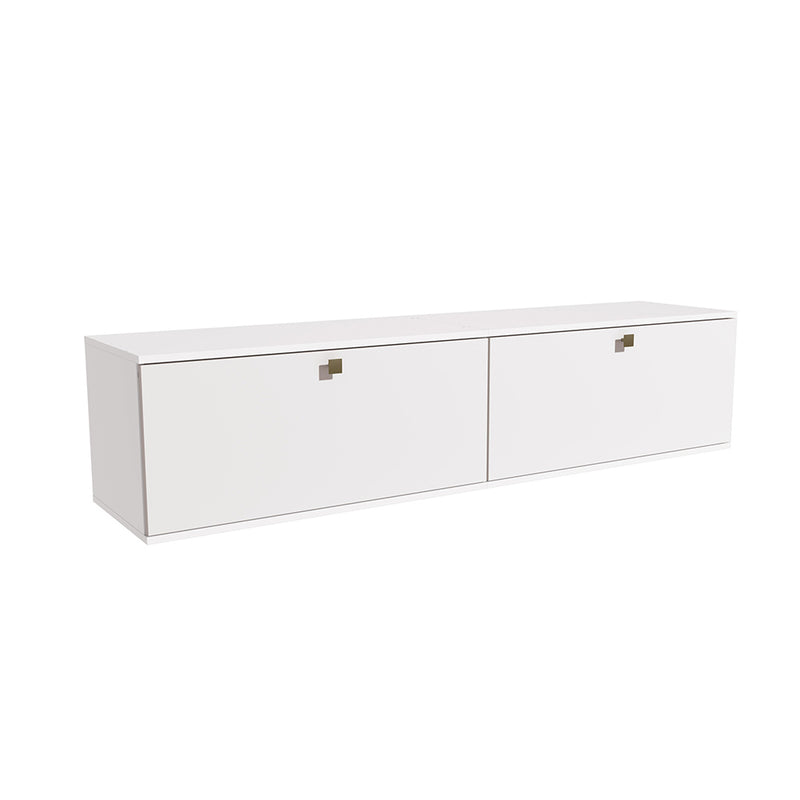 Estantería Flotante 160cm 2 Puertas Kappesberg Blanco