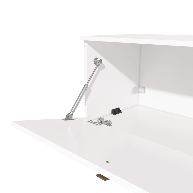 Estantería Flotante 160cm 2 Puertas Kappesberg Blanco