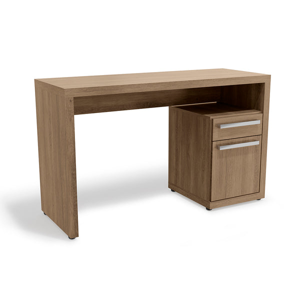 Escritorio Oficina Kappesberg 120cm c/ Cajón y Puerta Nogal