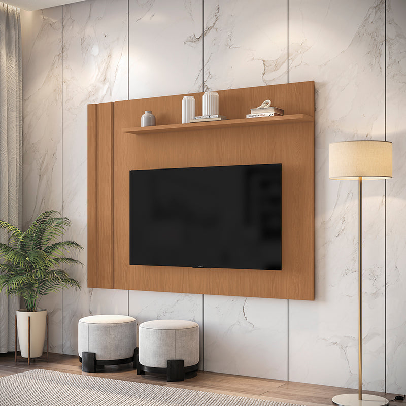 Panel TV 180cm con Repisa para TV 60" Kappesberg Canela