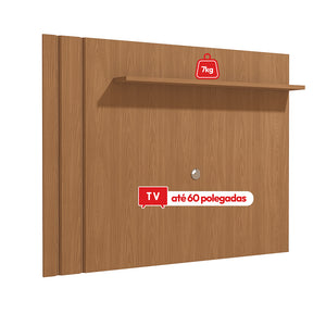 Panel TV 180cm con Repisa para TV 60" Kappesberg Canela
