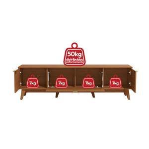 Mueble TV 75" 180cm 3 Puertas Kappesberg Canela