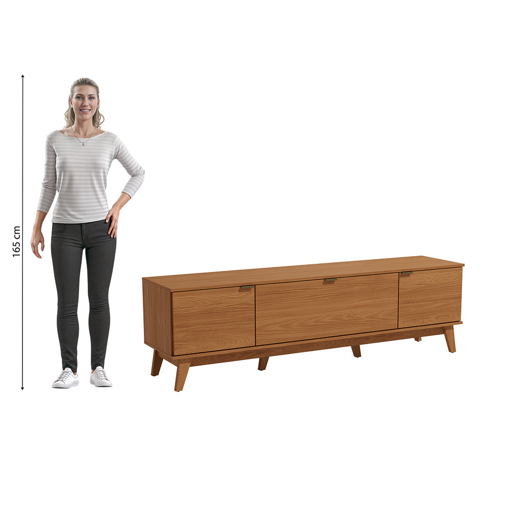 Mueble TV 75" 180cm 3 Puertas Kappesberg Canela