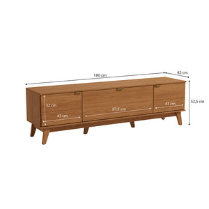 Mueble TV 75" 180cm 3 Puertas Kappesberg Canela