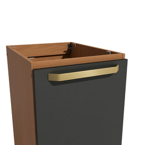 Gabinete Inferior 40cm MDP Elara Kappesberg Canela y Negro
