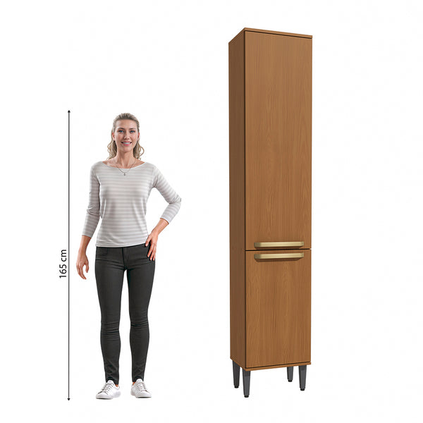 Alacena Despensa 2 Puertas 40cm MDP Kappesberg Canela