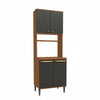 Torre Horno 70cm MDP Kappesberg Canela y Negro