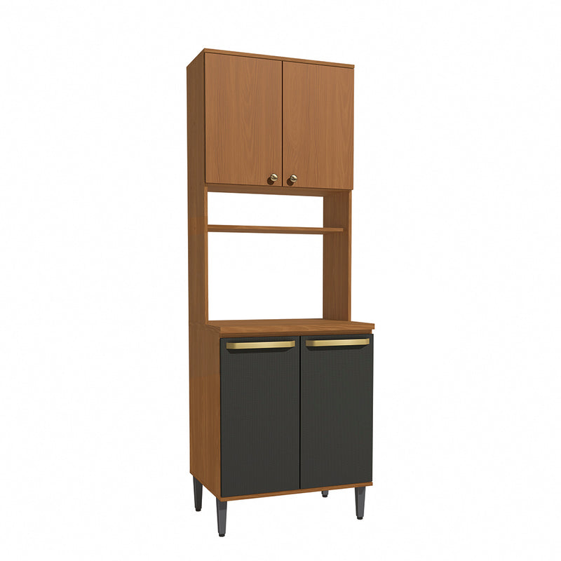 Torre Horno 70cm MDP Kappesberg Canela y Negro