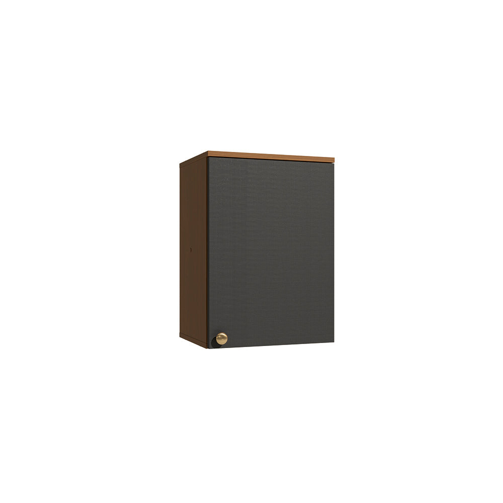 Alacena Aérea 40cm MDP 1 Puerta Kappesberg Canela Negro