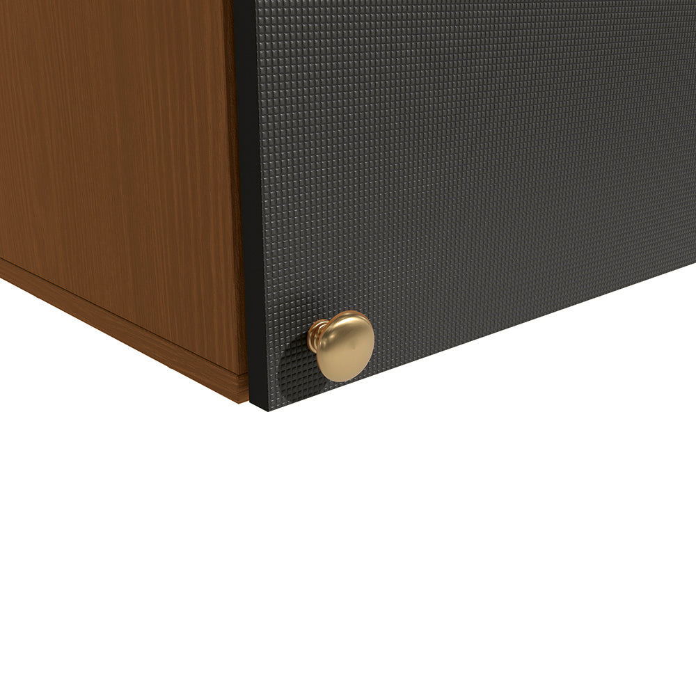 Alacena Aérea 40cm MDP 1 Puerta Kappesberg Canela Negro