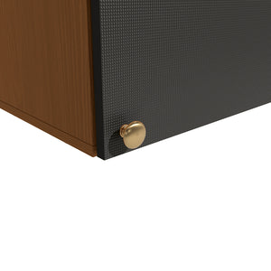 Alacena Aérea 40cm MDP 1 Puerta Kappesberg Canela Negro